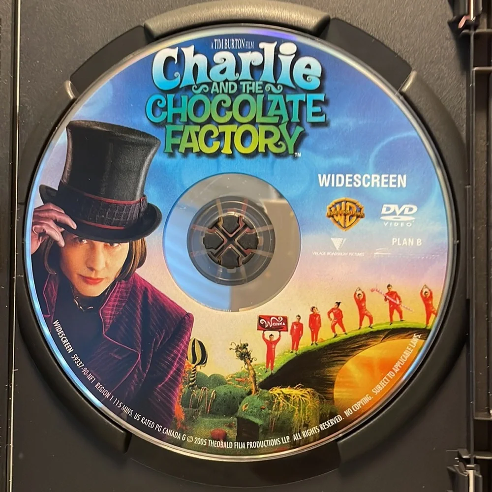 Charlie and the Chocolate Factory DVD. Widescreen Edition